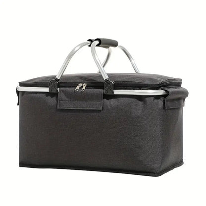 CARRYVA – Foldable Picnic Basket with Spacious 18L Storage and Practical Folding Function