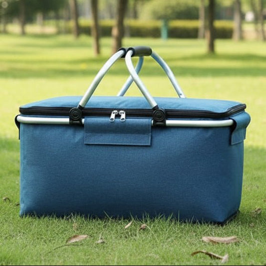 CARRYVA – Foldable Picnic Basket with Spacious 18L Storage and Practical Folding Function