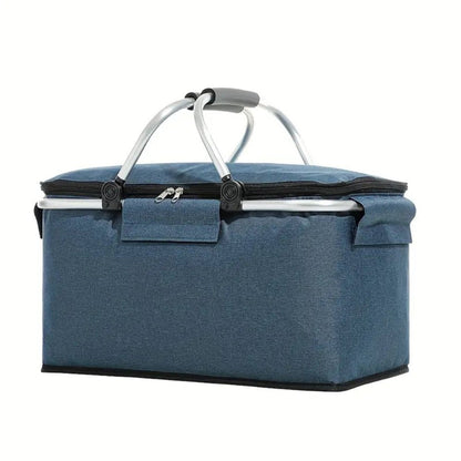 CARRYVA – Foldable Picnic Basket with Spacious 18L Storage and Practical Folding Function