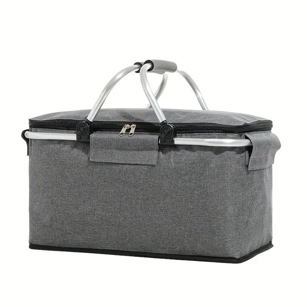 CARRYVA – Foldable Picnic Basket with Spacious 18L Storage and Practical Folding Function