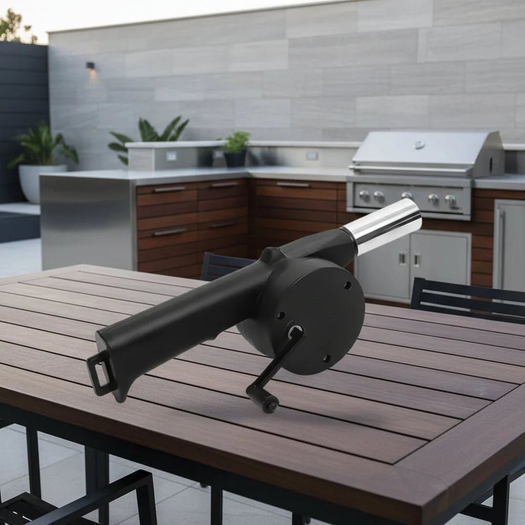 FIREBOOST – Manual Grill Blower for Quick Ignition
