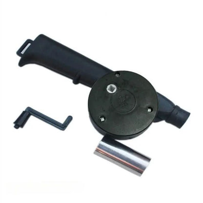 BBQ AirBlower - Hand-operated barbecue fan for effortless charcoal lighting