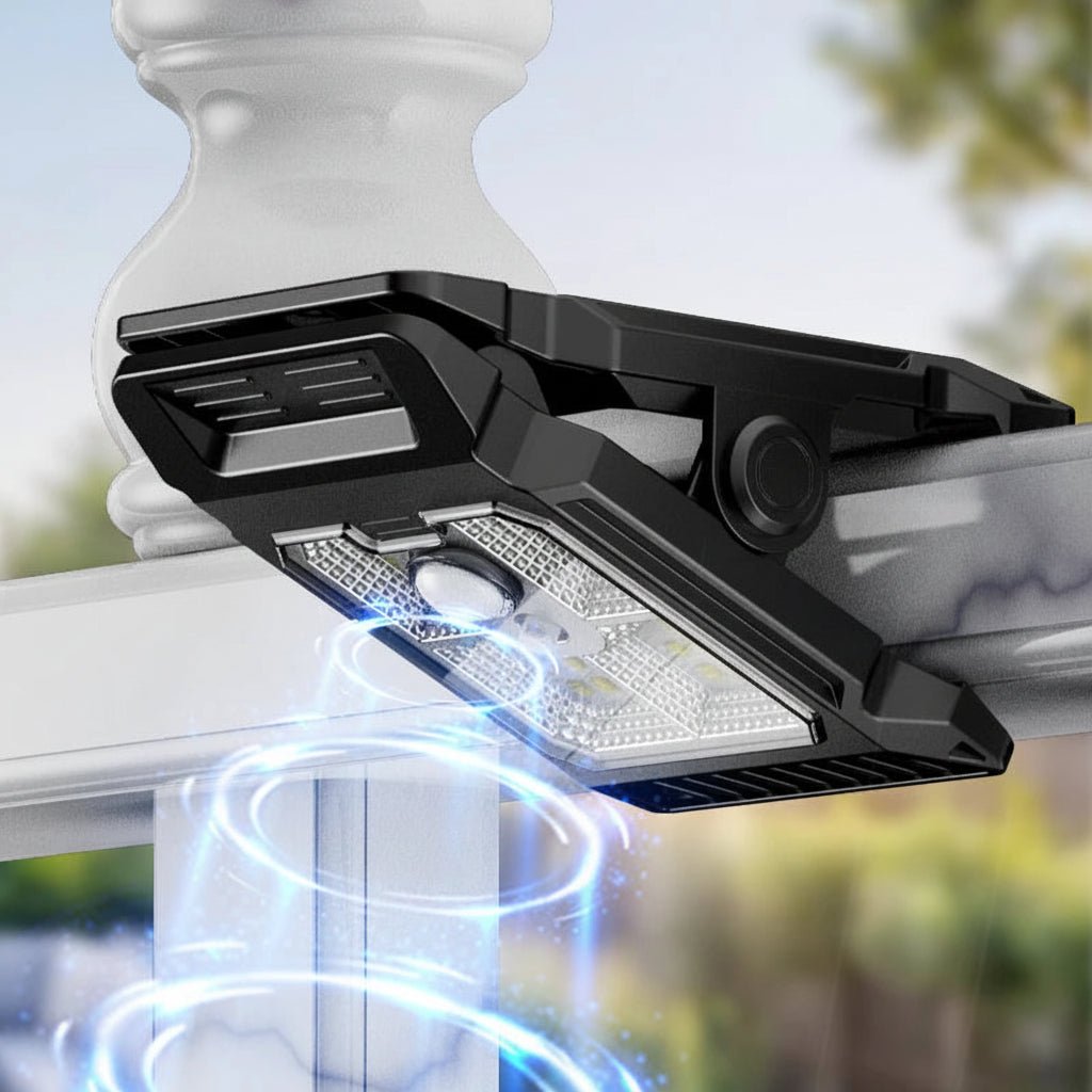 FIXLICHT – Intelligent Solar Clip Light for Outdoor Use