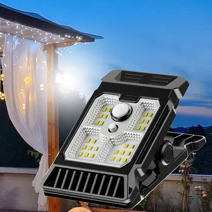 FIXLICHT – Intelligent Solar Clip Light for Outdoor Use