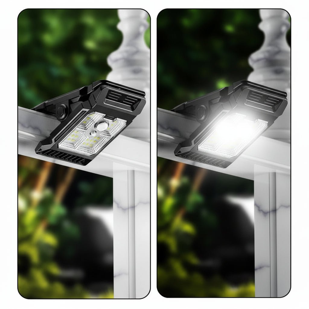 FIXLICHT – Intelligent Solar Clip Light for Outdoor Use