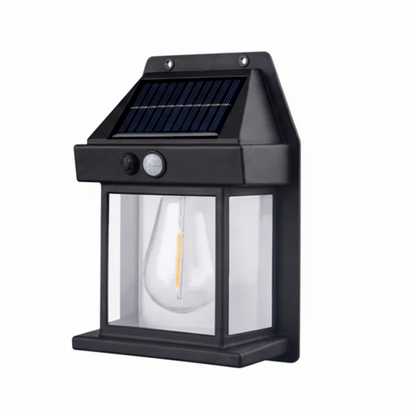 Solar-powered garden spotlight with motion detector - Waterproof, environmentally friendly & easy to install