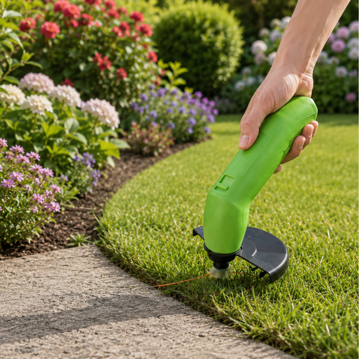 GRASNOVA – Cordless Grass Trimmer for Precise Garden Care