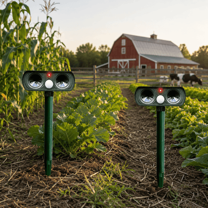 ECOPEL – Environmentally Friendly Solar Animal Repeller for Humane Garden Protection
