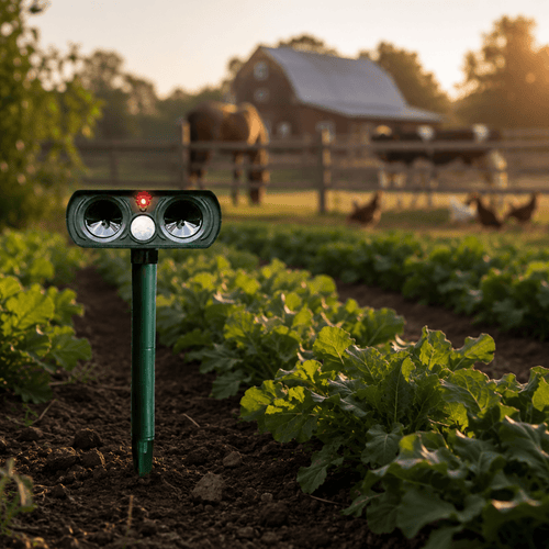 ECOPEL – Environmentally Friendly Solar Animal Repeller for Humane Garden Protection