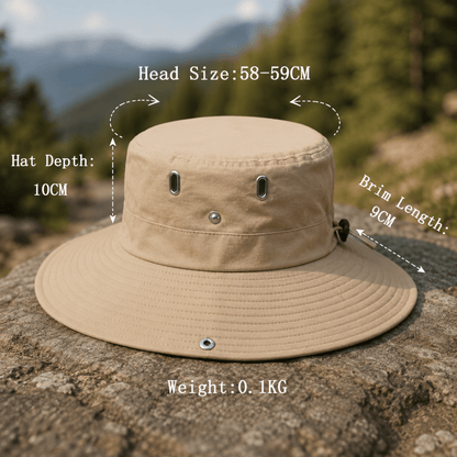 SOLARCREST – UV-Protective Adventure Hat for Daily Outdoor Activities