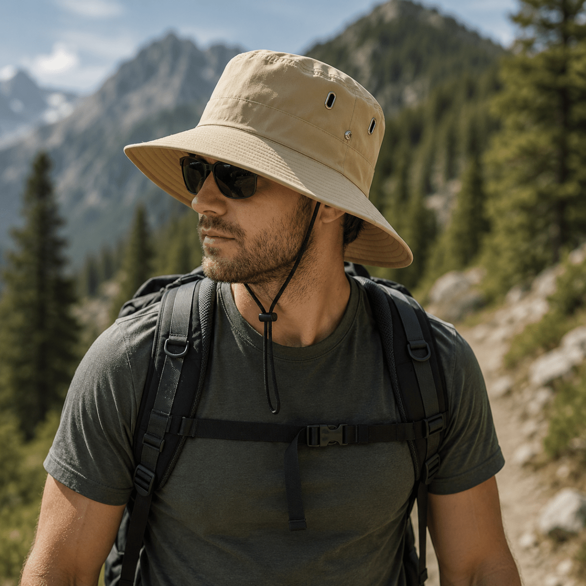 SOLARCREST – UV-Protective Adventure Hat for Daily Outdoor Activities