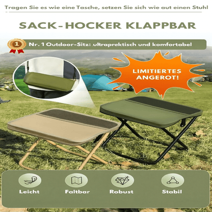 2-IN-1 CHAIR BAG – Waterproof Folding Chair & Backpack for Outdoor Adventures