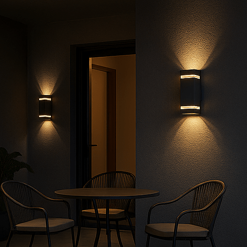 EXTERA – Modern Outdoor Wall Light with Waterproof LED Light