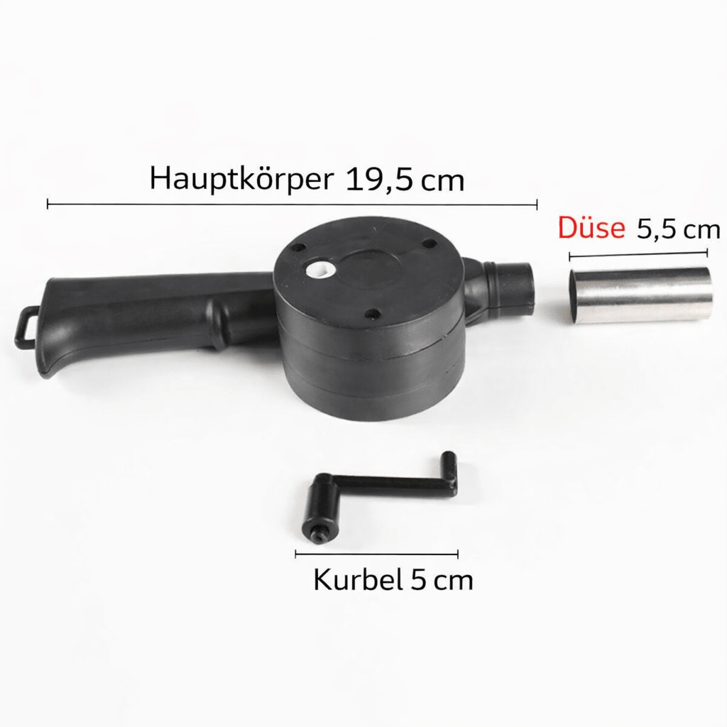 FIREBOOST – Manual Grill Blower for Quick Ignition