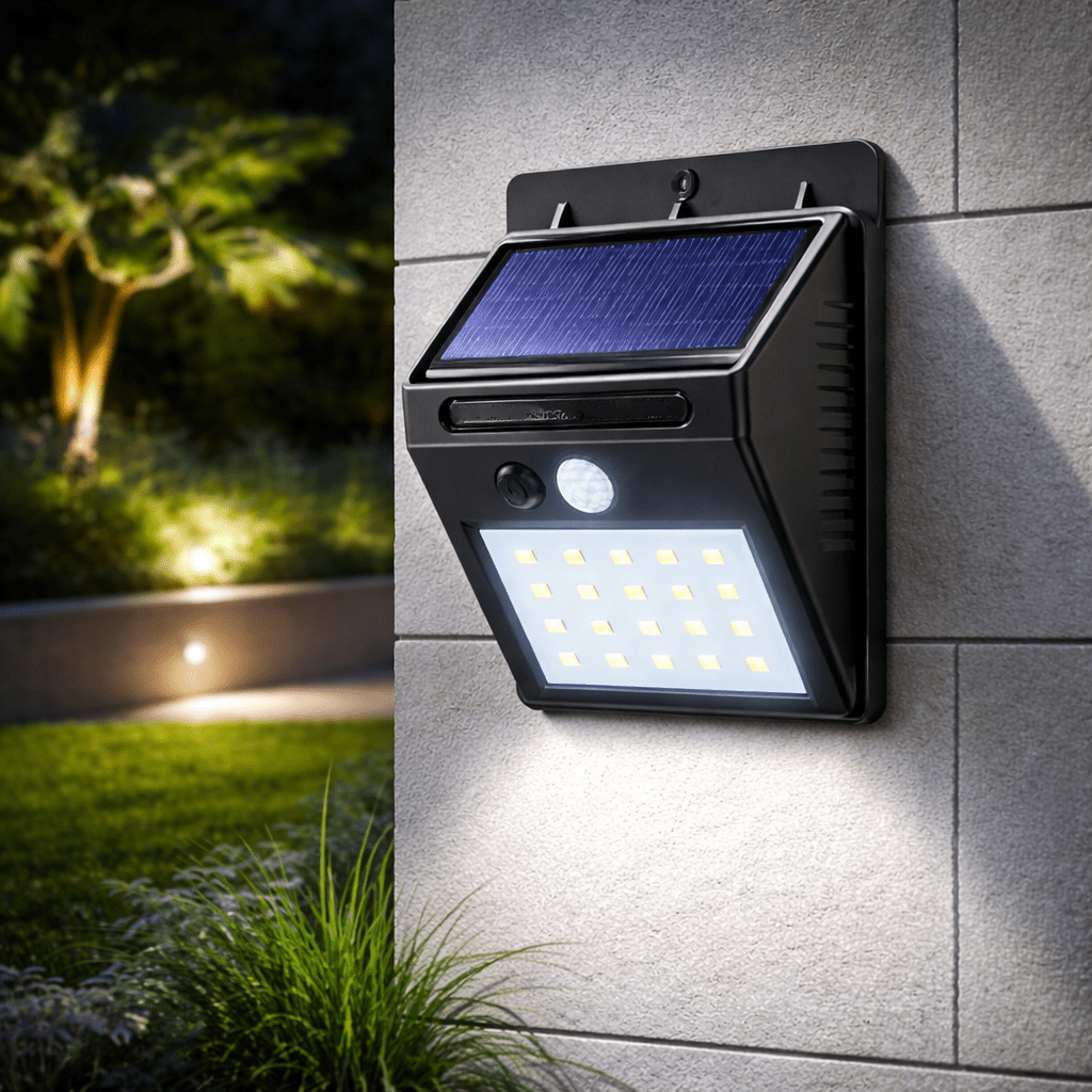 SOLARTRIGGER – Solar wall light with motion sensor for outdoor use