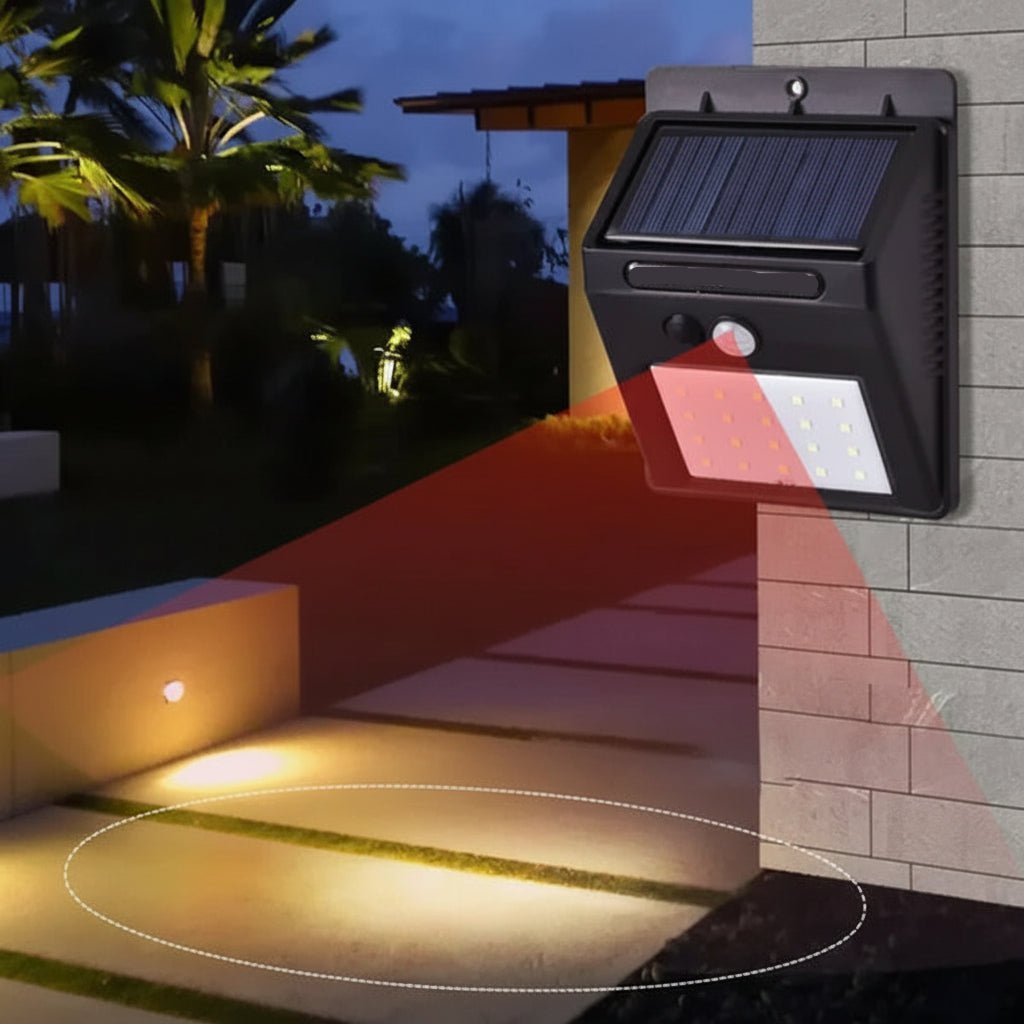 SOLARTRIGGER – Solar wall light with motion sensor for outdoor use