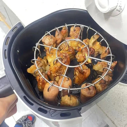 GRILLVERT – Stainless Steel Grill Grate for Vertical Grilling with Skewer Holder