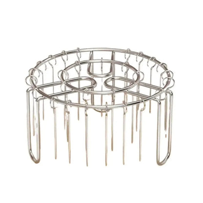 GRILLVERT – Stainless Steel Grill Grate for Vertical Grilling with Skewer Holder