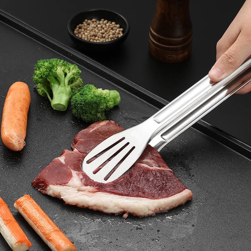 GRIPTONG – Stainless Steel Grill Tongs for Precise Gripping & Serving