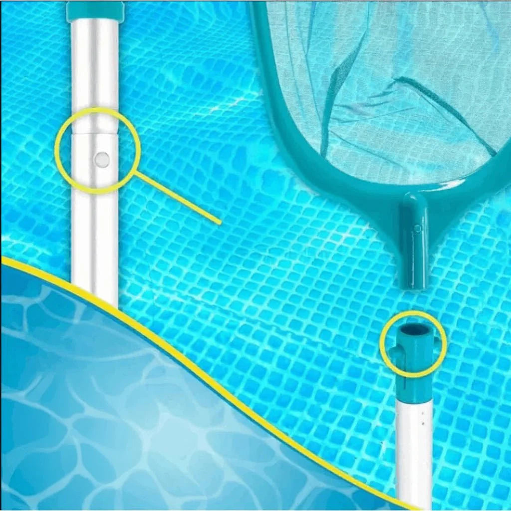 CLEANSKIM – Pool Leaf Skimmer Set for Thorough and Effortless Pool Cleaning