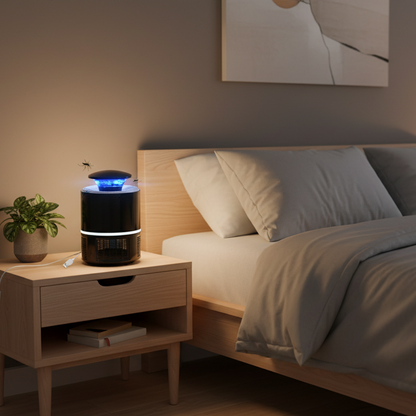 MosquiTrap - Quiet UV mosquito lamp with USB & anti-shock system
