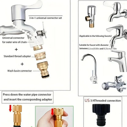 WATERWING – Flexible High-Pressure Garden Hose with Spray Gun