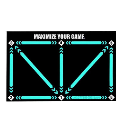 FOOTMASTER - Non-slip Soccer Training Mat for Effective Technique Training, Coordination, and Ball Control Indoors
