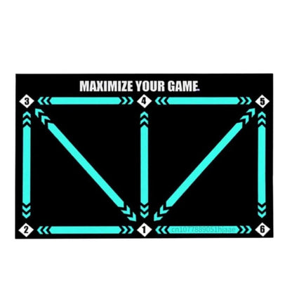 FOOTMASTER - Non-slip Soccer Training Mat for Effective Technique Training, Coordination, and Ball Control Indoors