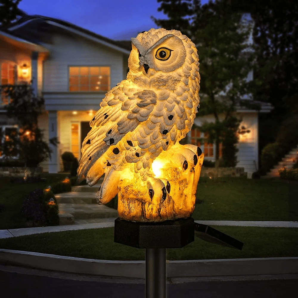 ECOOWL – Decorative Solar Owl Outdoor Light for Garden Decoration