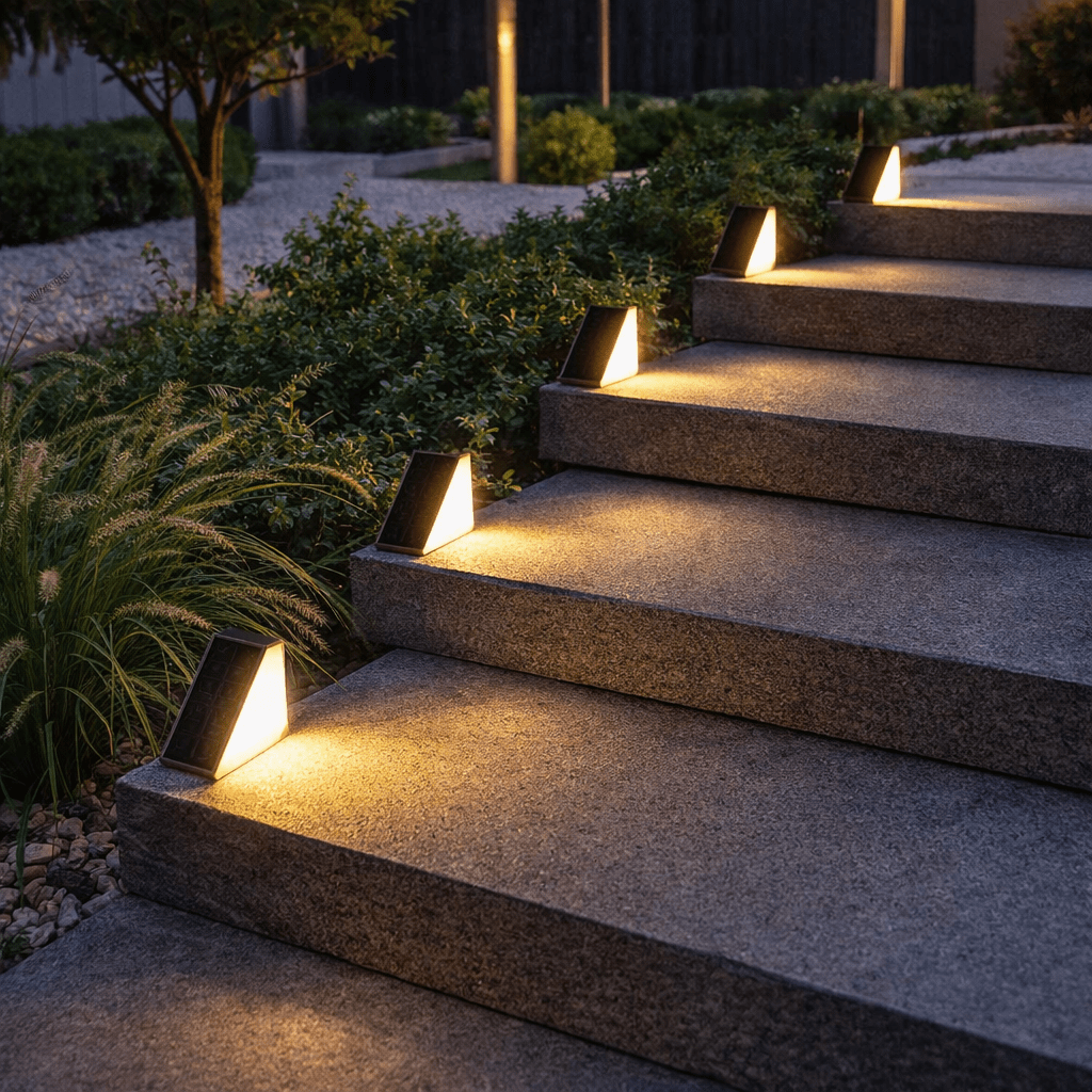 LICHTSONNE – Solar Step Lights for Garden Paths & Outdoor Areas