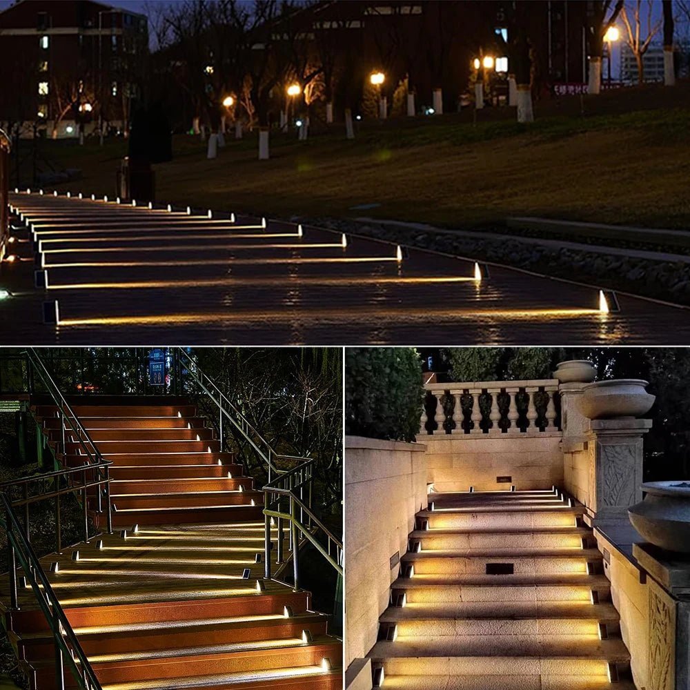LICHTSONNE – Solar Step Lights for Garden Paths & Outdoor Areas