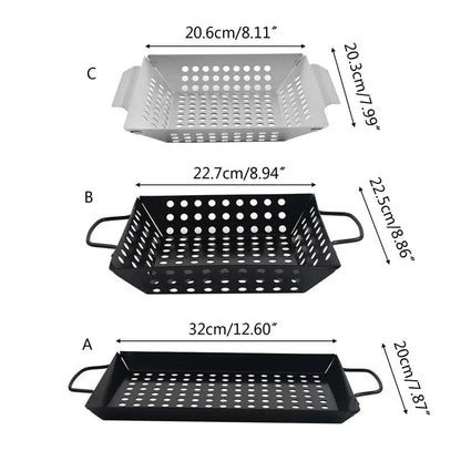 GrillMaster Basket - non-stick grill basket for even BBQ cooking