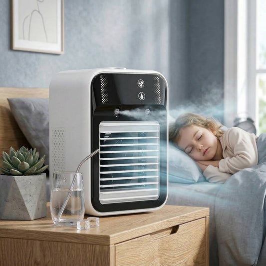 Ventilateur rafraîchisseur d'air portable personnel pour chambre