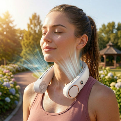 Ventilateur de cou portable mains libres sans pales à porter