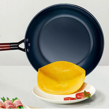 Ironvera Poêle en Fonte | Poêle Antiadhésive Professionnelle | Répartition Uniforme de la Chaleur | Ustensiles de Cuisine Sains & Durables