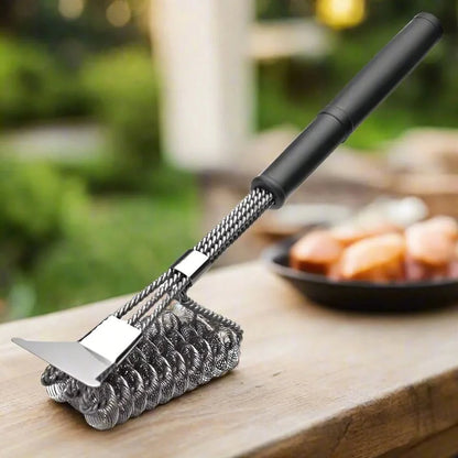 GRILLMASTER – Bristle-Free Stainless Steel BBQ Brush