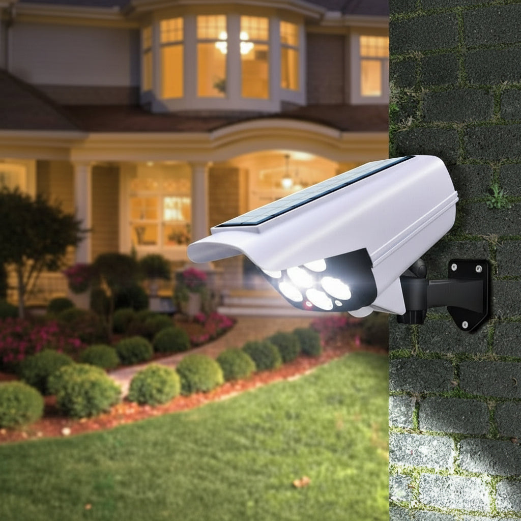 Intelligent solar reflector with motion detection for security and lighting