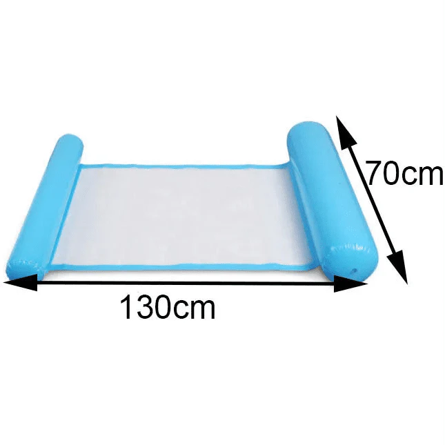 Air mattress - Inflatable floating bed for relaxing in the pool or on the beach