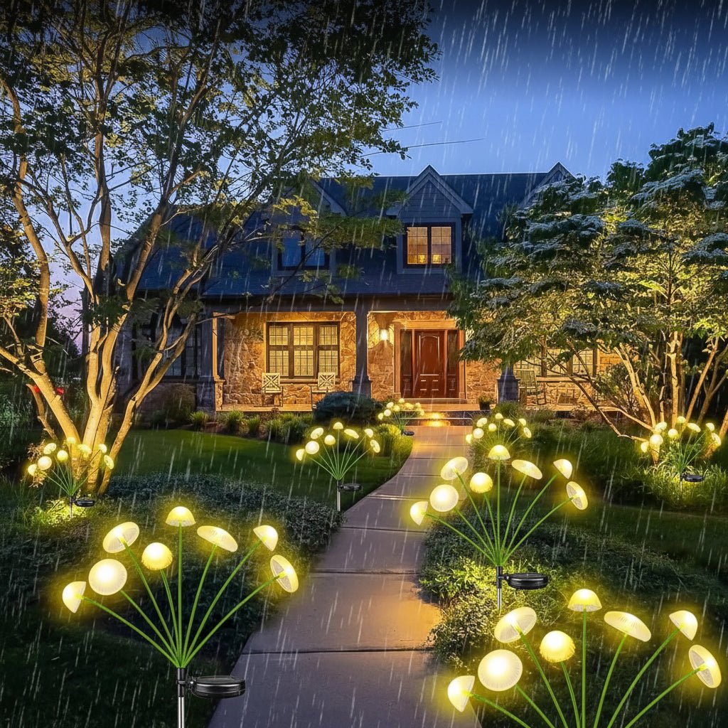 GARTENPERLE – Solar Jellyfish Mushroom Garden Light