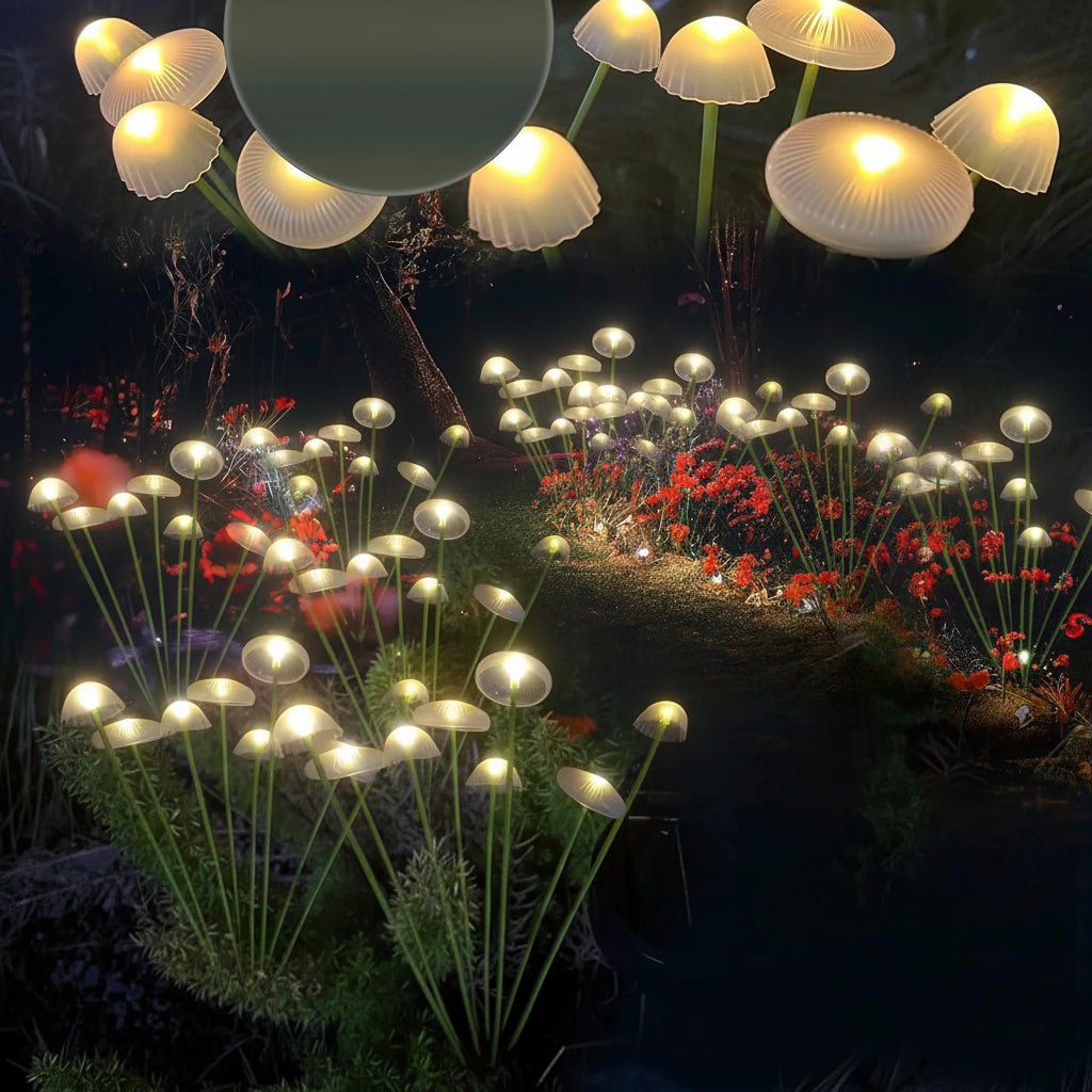 GARTENPERLE – Solar Jellyfish Mushroom Garden Light