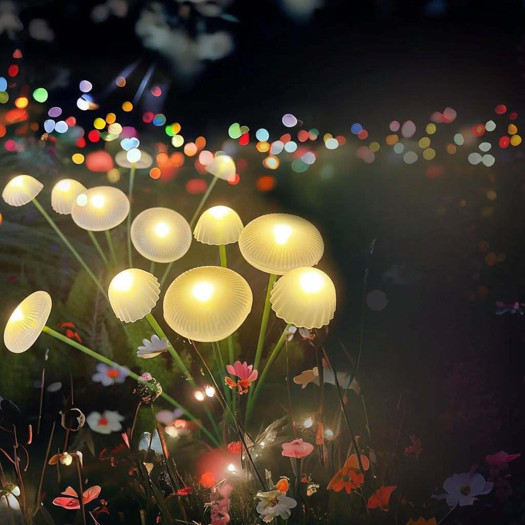 GARTENPERLE – Solar Jellyfish Mushroom Garden Light
