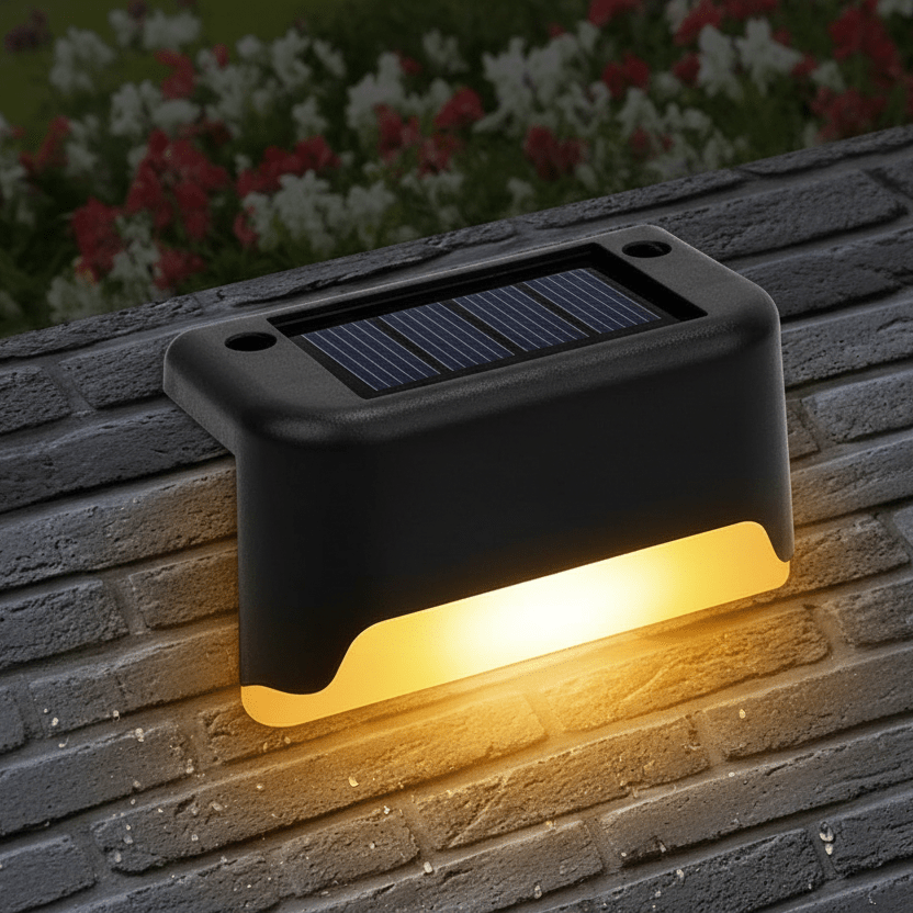 HELIOGLOW – Solar-Powered LED Wall Light for Garden and Terrace