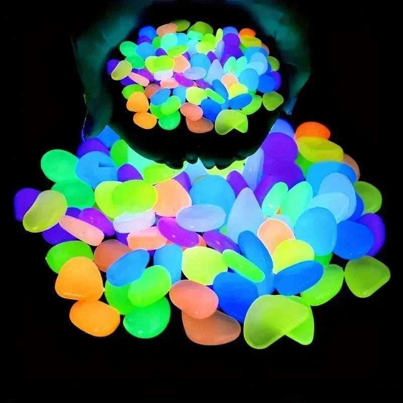 GLOWSTONE KIESEL – Glowing Garden Stones for Magical Night Decoration