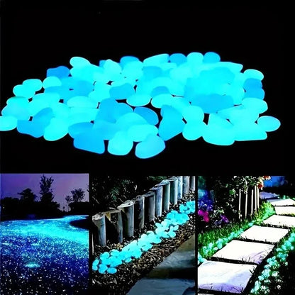 GLOWSTONE KIESEL – Glowing Garden Stones for Magical Night Decoration