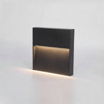 BESEGLOW – Square LED Outdoor Wall Light made of Stainless Steel & Solar
