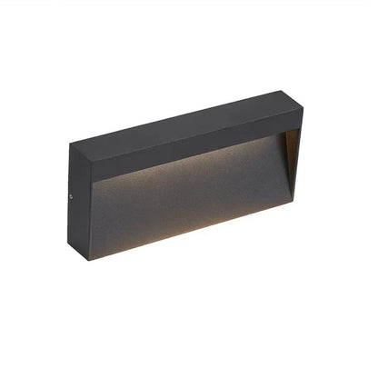 BESEGLOW – Square LED Outdoor Wall Light made of Stainless Steel & Solar