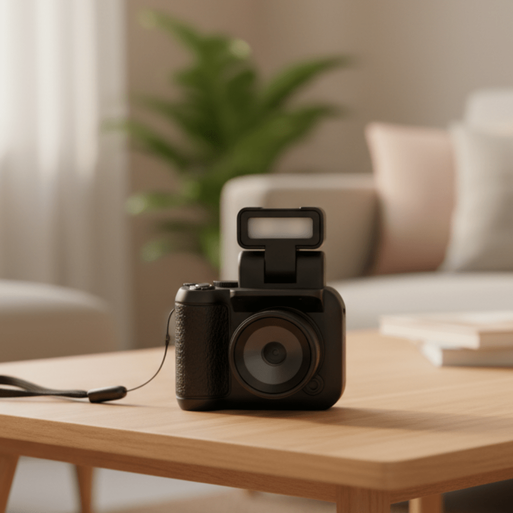 MINIRETRO - Nostalgic Camera in Compact Vintage Design for Stylish Memories