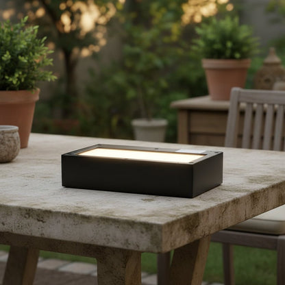 SOLARABATUR – LED Wall Lamp with Top & Bottom Light for Outdoor Use