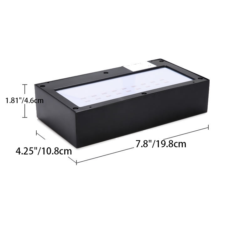 SOLARABATUR – LED Wall Lamp with Top & Bottom Light for Outdoor Use