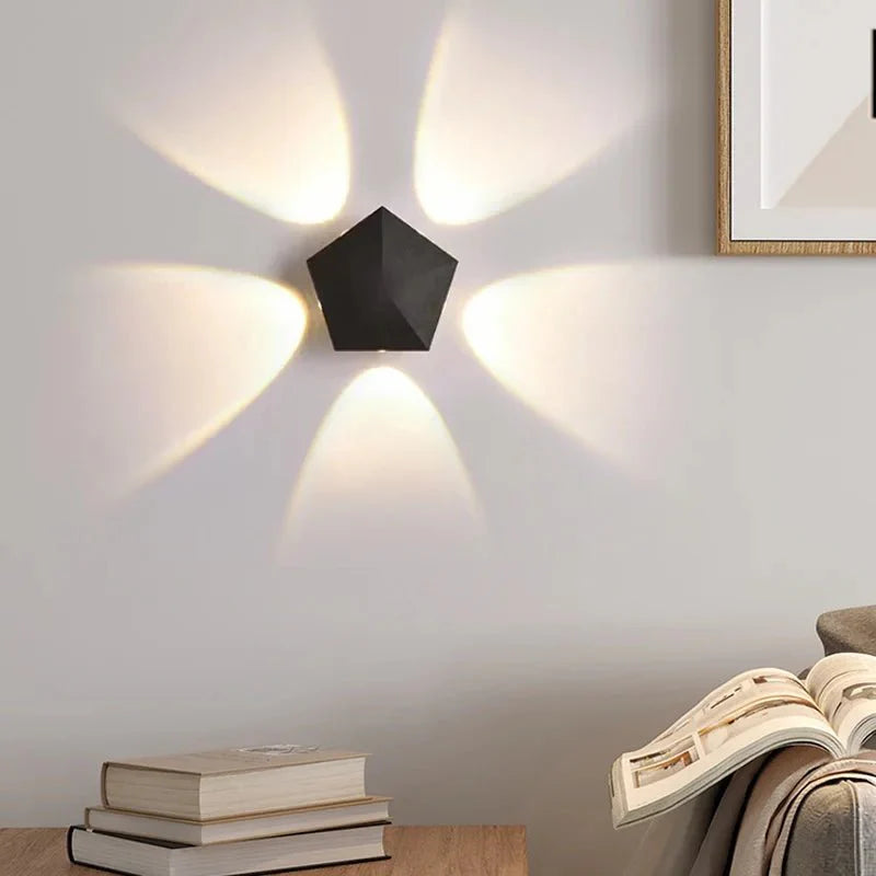 MARPOU – Modern LED Outdoor Wall Light Made of Stainless Steel for Garden & Porch